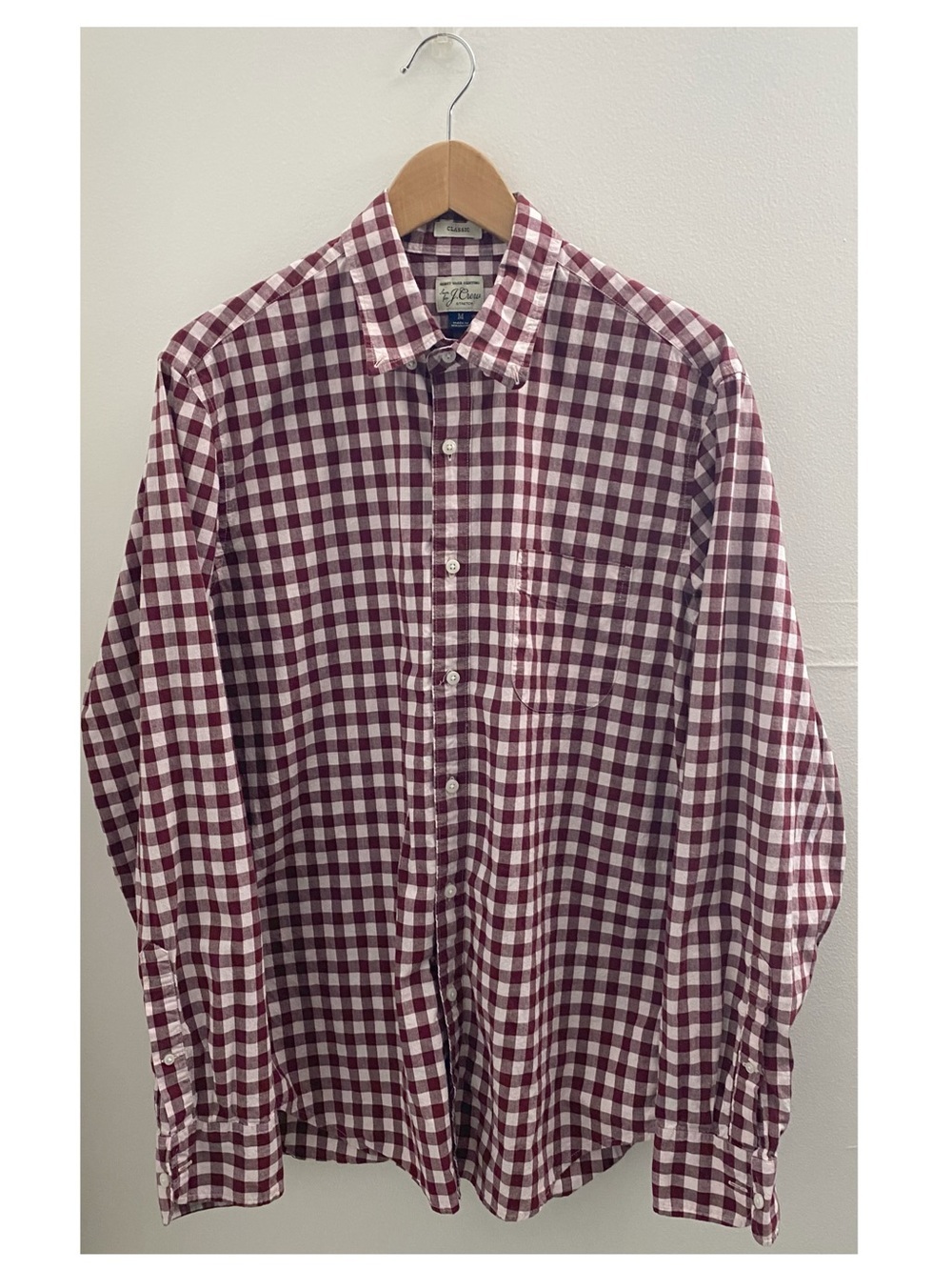 J.Crew Button-Down Shirt Size Medium Classic Fit